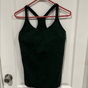 Lululemon Ebb to street tank top *light support  B/C cup in color legacy green